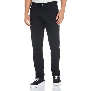 Lee Big & Tall Regular Fit Straight Black Denim Jeans 50x34